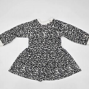 Rachel Zoe Kids Girls 18 Months Leopard Print Long Sleeve Dress